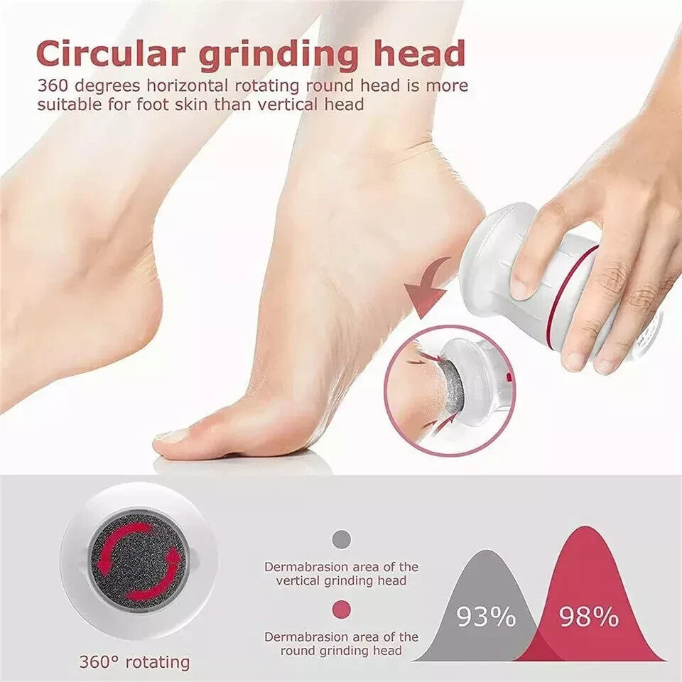 Electric Portable USB Foot Grinder File Vacuum Hard Skin Callus Remover Machine