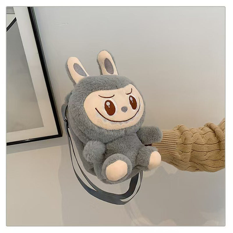 2025 Labubu the Monsters Soft Shoulder Plush Phone Bag Crossbody Bag Coins Bag