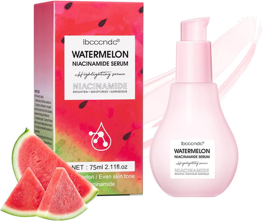 Watermelon Glow Toner, Niacinamide Watermelon Dew Drops for Skincare, Watermelon Pore Tight Serum to Deep Hydration Moisturizing