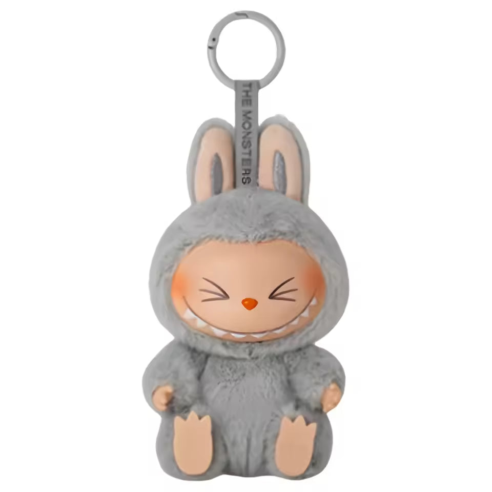 LABUBU the Monsters Etciting Macaron Plush Dolls Key Chain Toy Blind Gifts UK