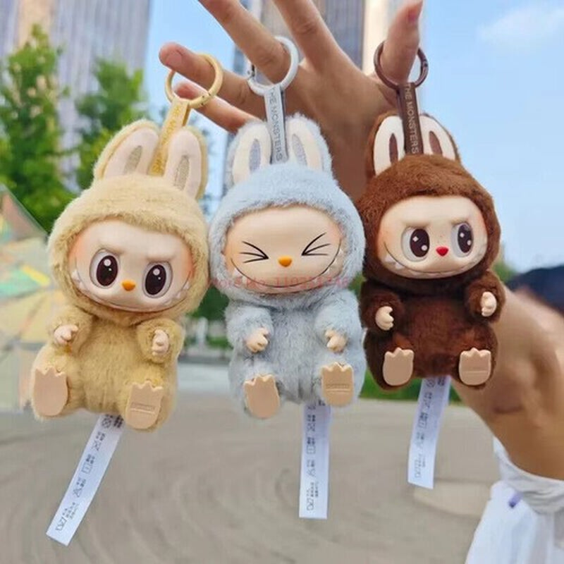 POP MART Labubu the Monsters Have a Seat Plush Doll Hot Figure Toy Keychain UK