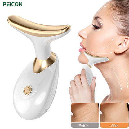 Facial Massager Face Neck Lifting Tighten Device Face Shaper Rejuvenation Thin Double Chin Vibrator Remove Neck Lines Massager