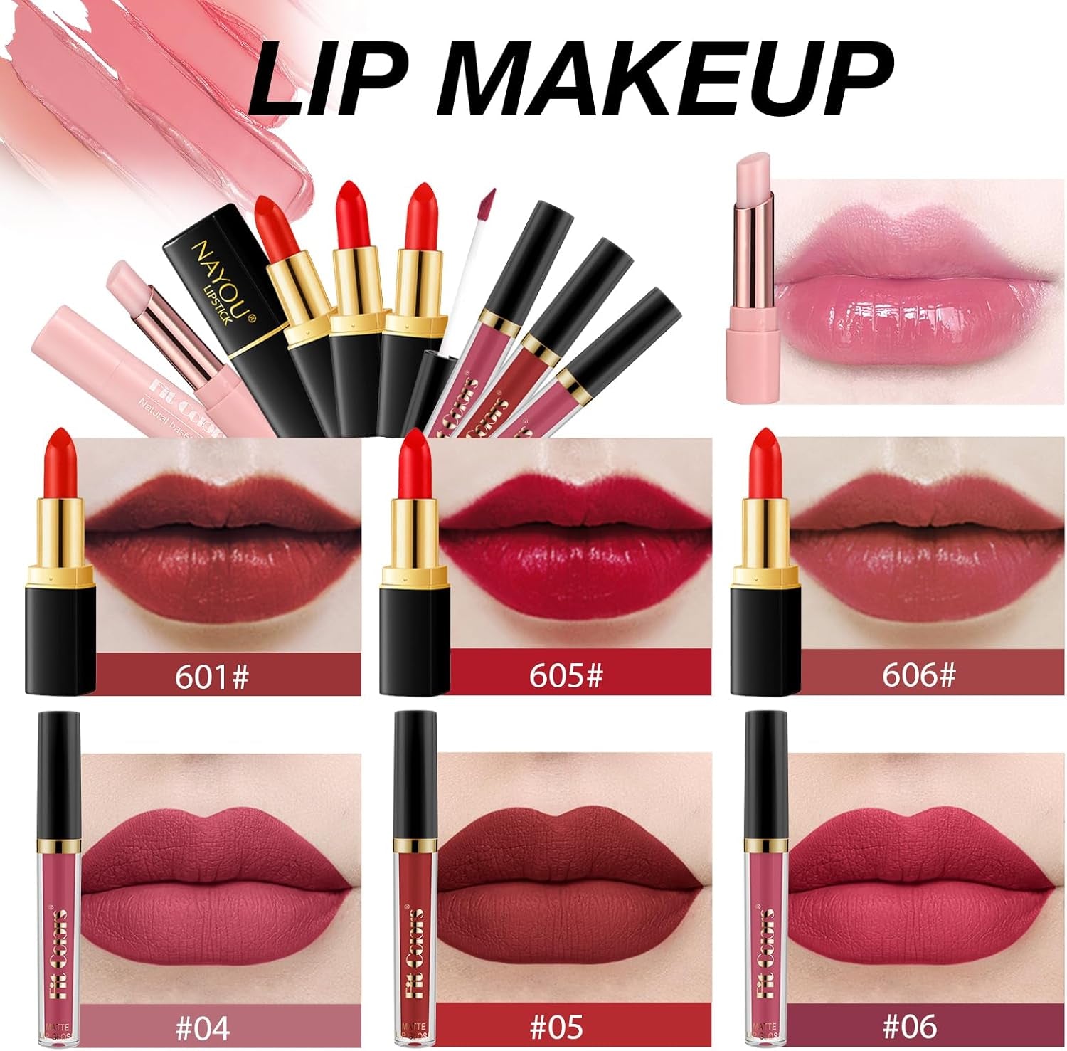 All in One Makeup Set, Cosmetic Make up Starter Kit with Storage Bag Portable Travel Make up Palette Eyeshadow Foundation Lip Gloss Makeup Gift Set for Teenage & Adults(Kit A001)