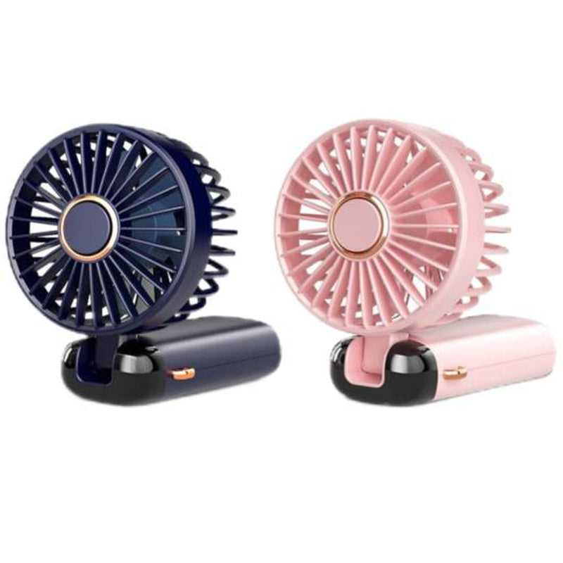 Summer Gift-Koonie Portable Handheld Fan, Battery Operated Fan with Base, 8 Hours, Digital Display, 5 Speeds, 90° Ajustable, Rechargeable Mini Fan for Outdoor Indoor
