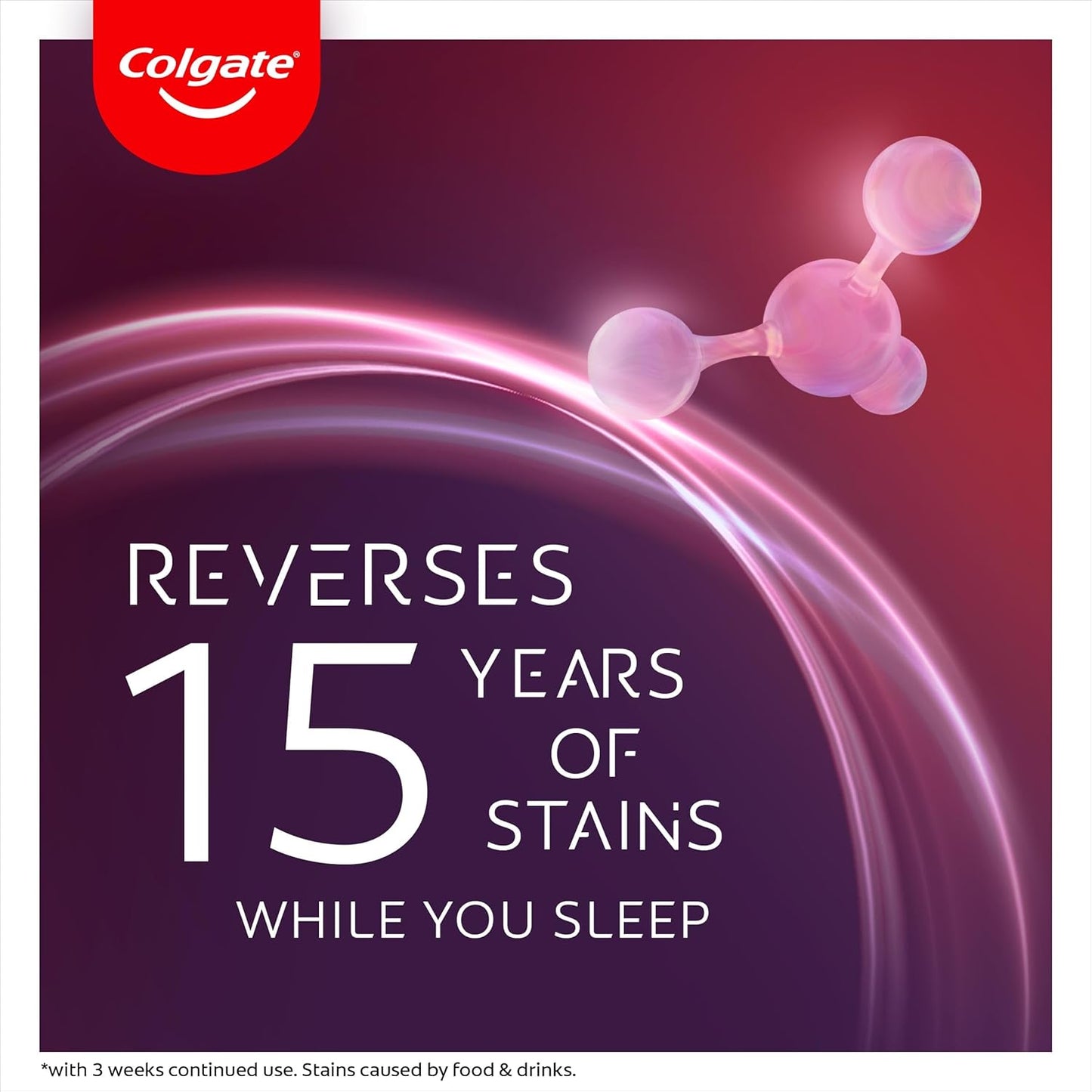 Max White Ultimate Overnight Teeth Whitening Pen, Reverses 15 Years of Stains* 2.5Ml, 1 Pack, 35 Nightly Treatments