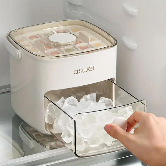 Ice Cube Maker, Double Layer Ice Cube Tray with Lid, Ice Tray for Freezer, Kitchen Gadgets, Household Appliance Parts & Accessories, Kitchen Accessories, Home Essentials Kitchen Essentials