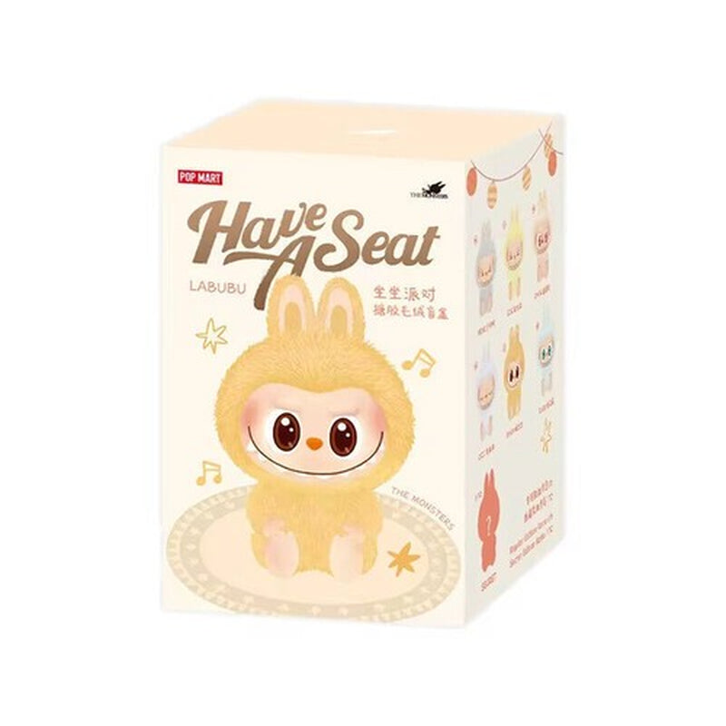 POP MART Labubu the Monsters Have a Seat Plush Doll Hot Figure Toy Keychain UK