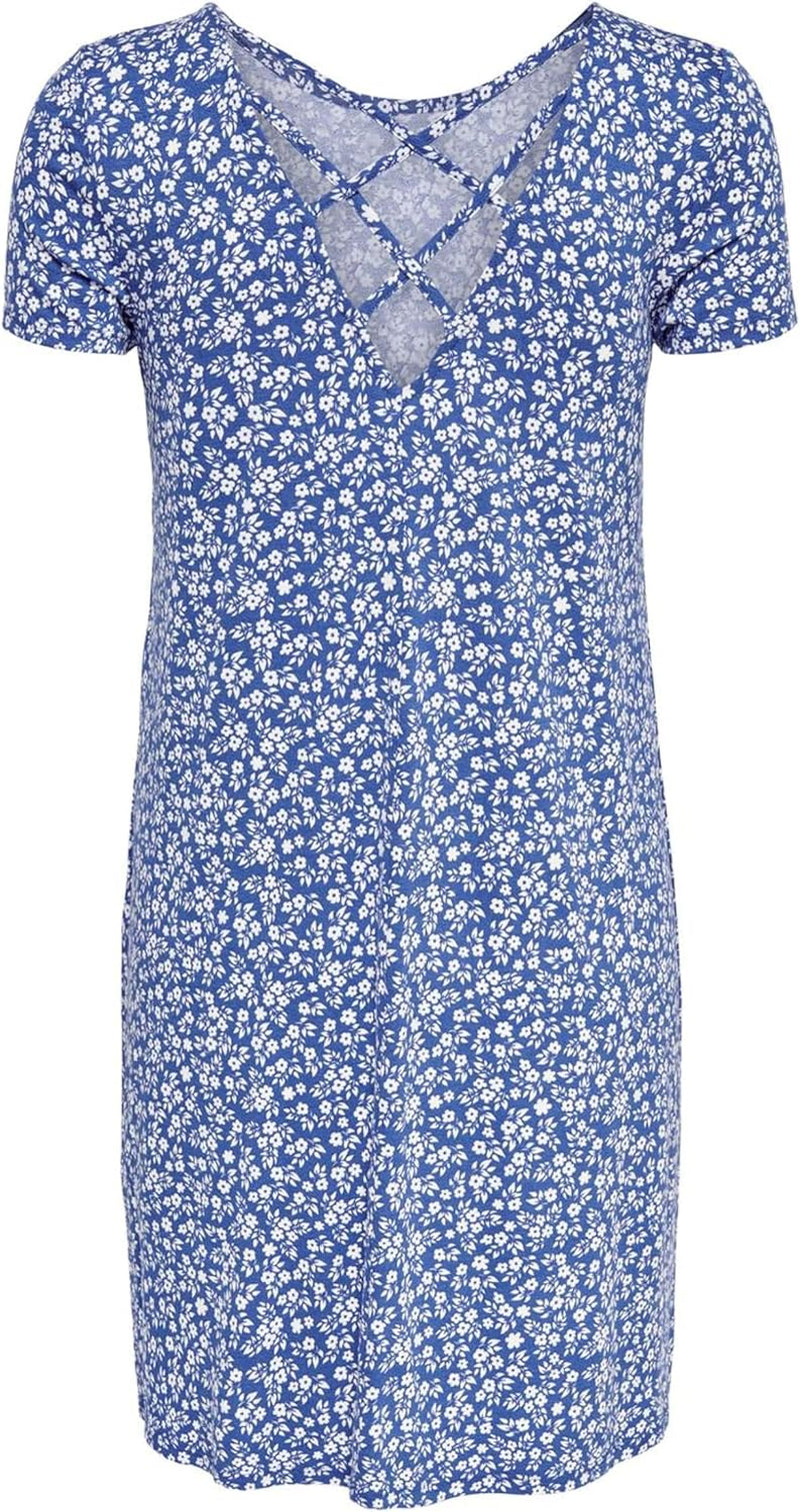 Women'S Onlbera Back Lace up S/S Dress JRS Noos