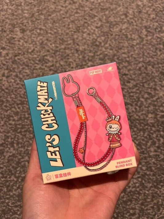 Authentic Popmart Labubu Let'S Checkmate Pendant Blindbox