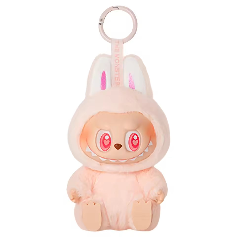 LABUBU the Monsters Etciting Macaron Plush Dolls Key Chain Toy Blind Gifts UK