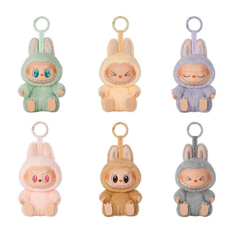 POP MART Labubu the Monsters Have a Seat Plush Doll Hot Figure Toy Keychain UK