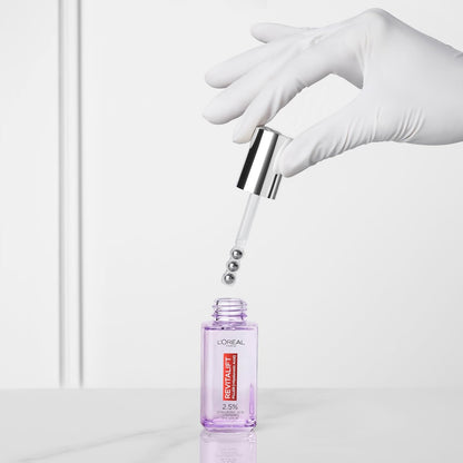 Paris 2.5% Hyaluronic Acid and Caffeine Eye Serum, Revitalift Filler, Replumps, Brightens and De-Puffs Eyes – 20Ml
