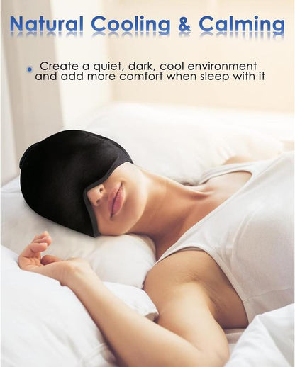 Migraine Headache Relief Cap, Gel Lce Head Wrap for Tension and Stress Relief.Suitable for Home Breaks, before Sleep, Office