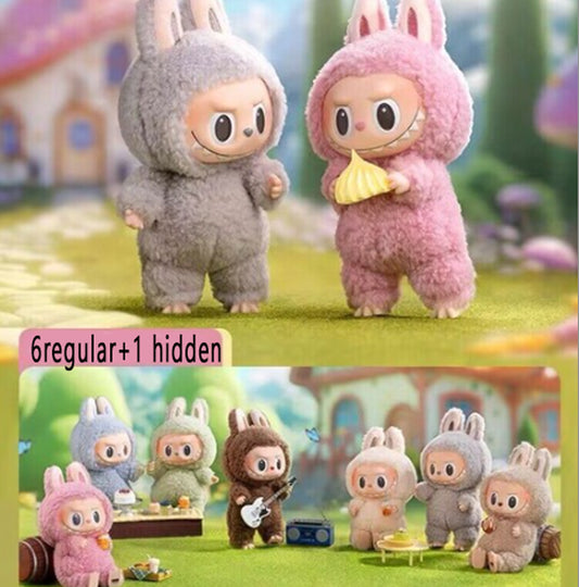 POP Labubu the Monsters Etciting Macaron Plush Series MART(1 Blind Box Figures)