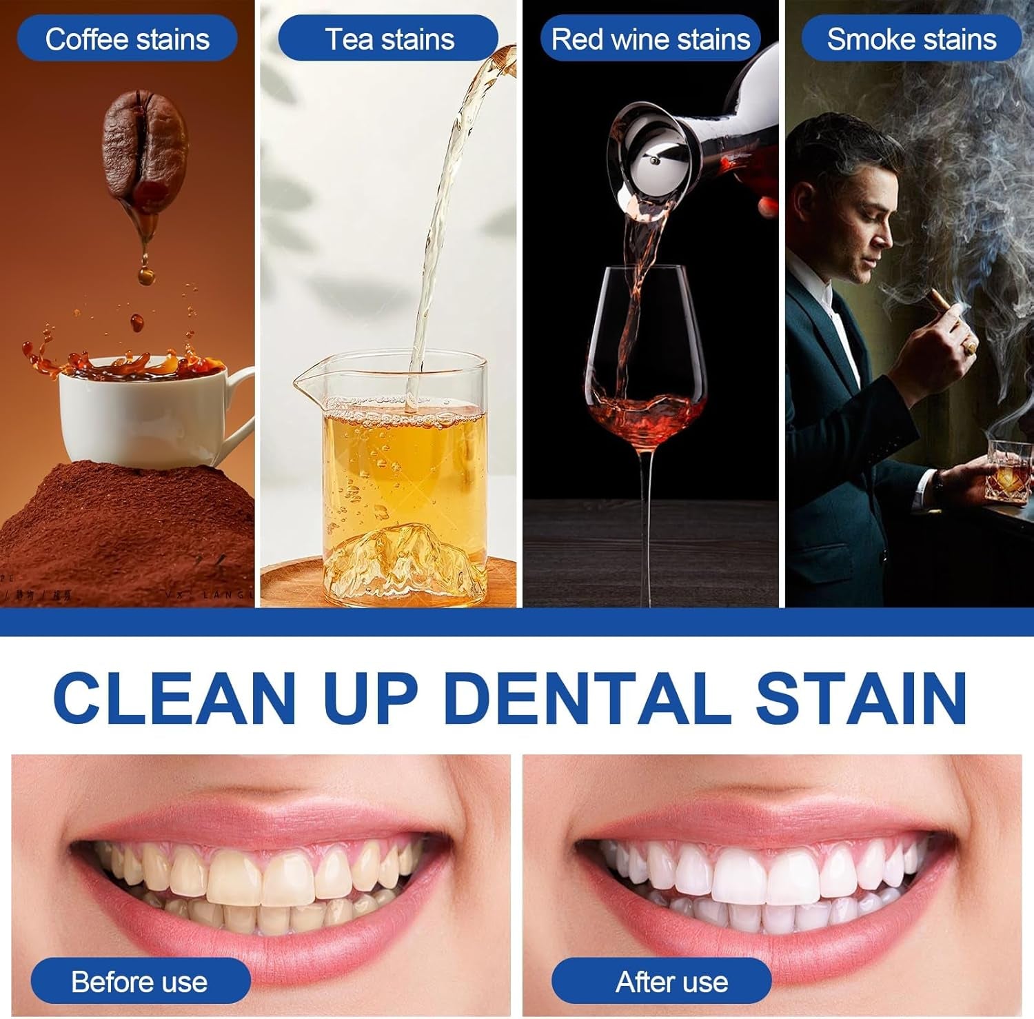 2 Pcs Teeth Whitening Pen - Gentle, Fast & Effective Tooth Stain Removal