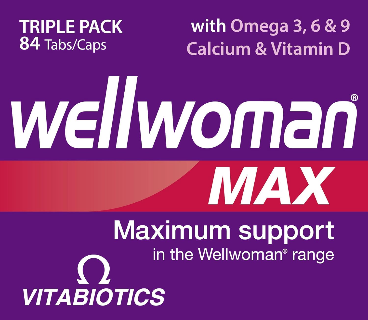 Max, Beauty Supplements, Maximum Support Formula for Women Wanting to Boost Energy, Immune System and Bone Health, 84-Multivitamin Tablets by
