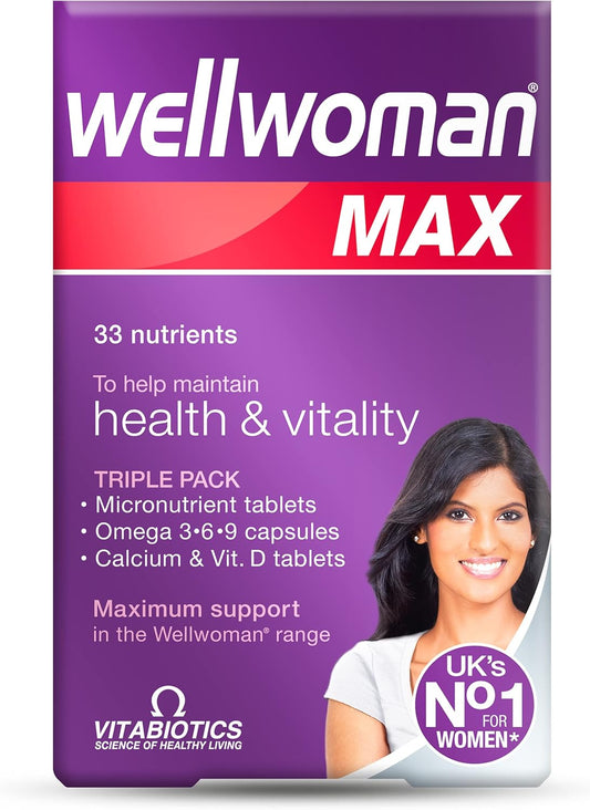 Max, Beauty Supplements, Maximum Support Formula for Women Wanting to Boost Energy, Immune System and Bone Health, 84-Multivitamin Tablets by