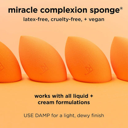 Everyday Essentials + Makeup Sponge Kit, 4 Makeup Brushes and 2 Makeup Blender Sponges,Blush, Bronzer, Eyeshadow, and Powder, Synthetic Bristles, Cruelty-Free, 6 Piece Set