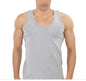 MENS VESTS 100% Cotton TANK TOP SUMMER TRAINING GYM TOPS PACK PLAIN S-2XL