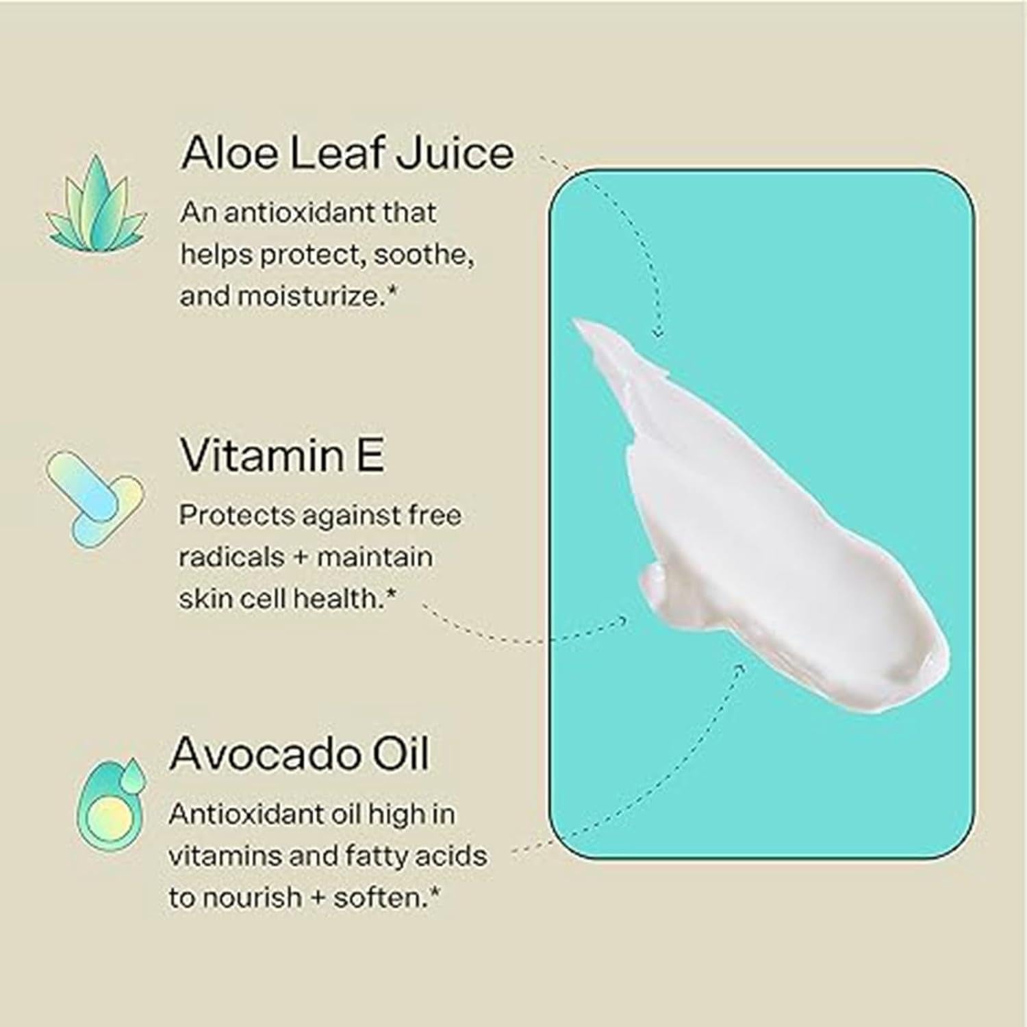 Equitack Skin Care Bub~Ble Skincare Slam Dunk Hydrating Face Moisturizing Cream | for Normal to Dry Skin | Enriched with Vitamin E & Aloe Vera Juice | Radiant Complexion | 50Ml