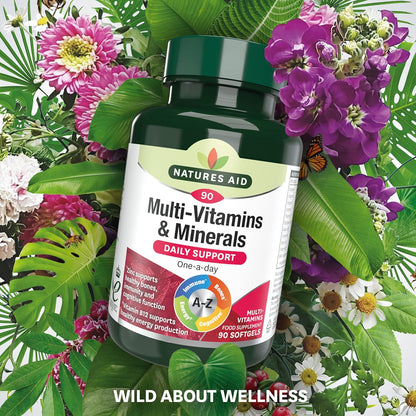 Multivitamins & Minerals with Iron – High Strength One-A-Day Multi-Vitamin Formula – Supports Energy, Immunity & Bone Health – Non-Gmo, Gluten-Free – 90 Easy-Swallow Softgel Capsules