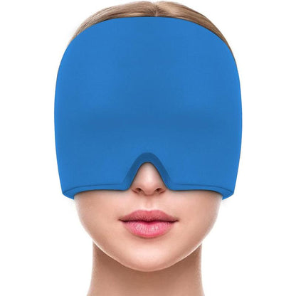 Migraine Headache Relief Cap, Gel Lce Head Wrap for Tension and Stress Relief.Suitable for Home Breaks, before Sleep, Office