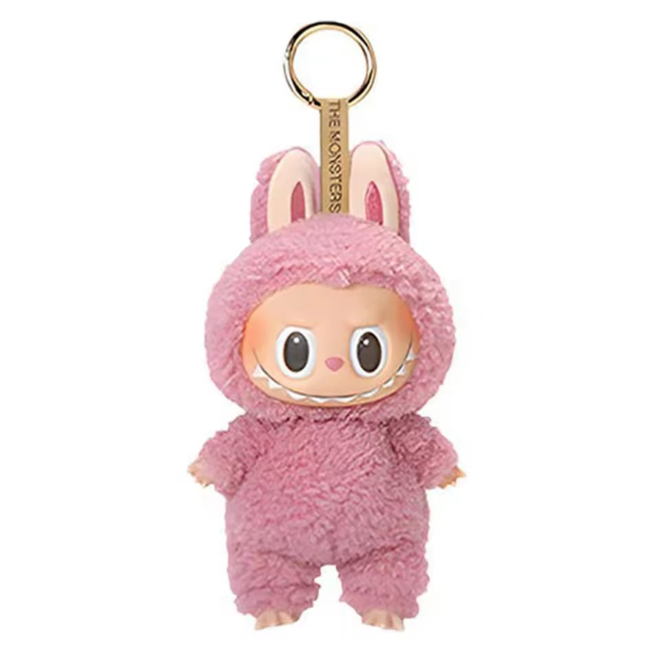 LABUBU the Monsters Etciting Macaron Plush Dolls Key Chain Toy Blind Gifts UK