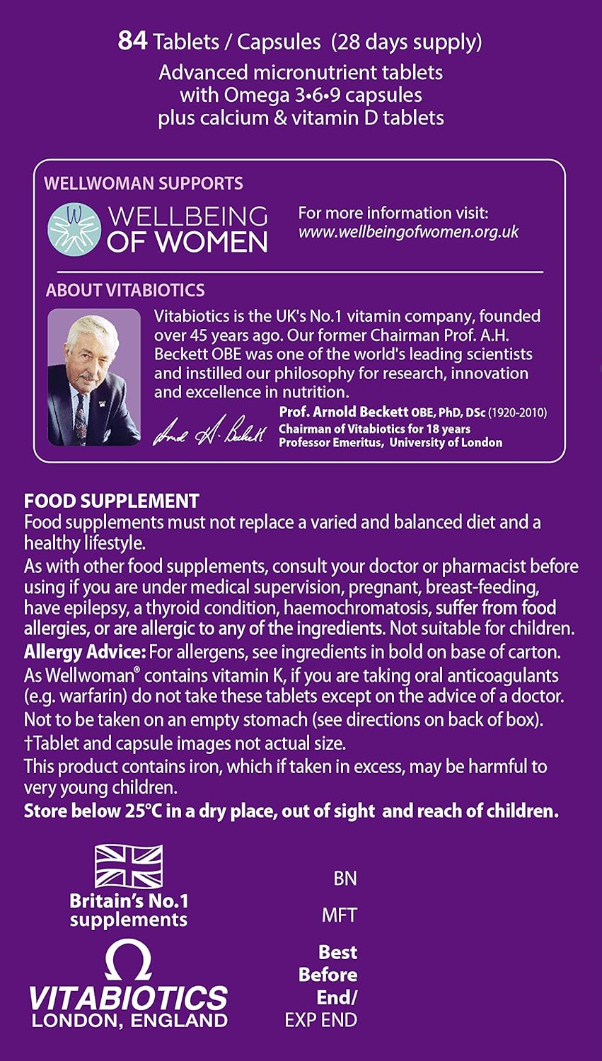 Max, Beauty Supplements, Maximum Support Formula for Women Wanting to Boost Energy, Immune System and Bone Health, 84-Multivitamin Tablets by