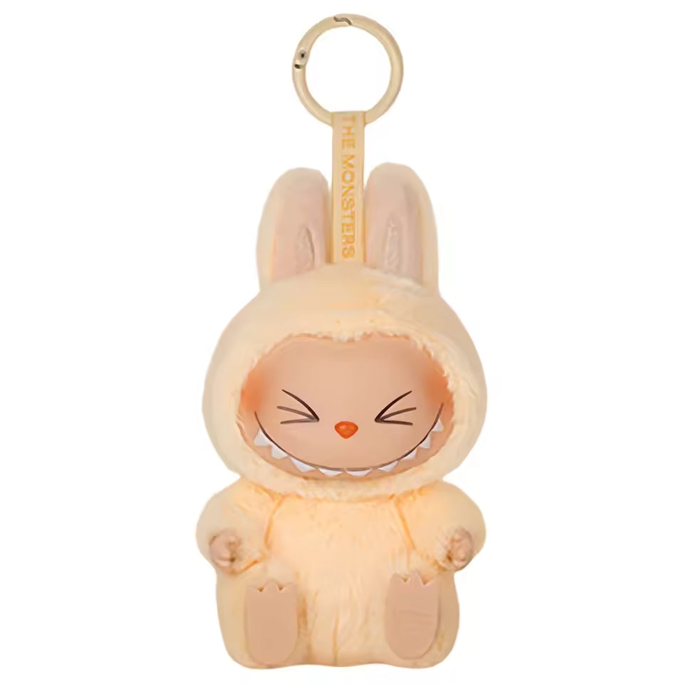 LABUBU the Monsters Etciting Macaron Plush Dolls Key Chain Toy Blind Gifts UK