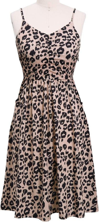 Women'S Spaghetti Strap Sundress Classic