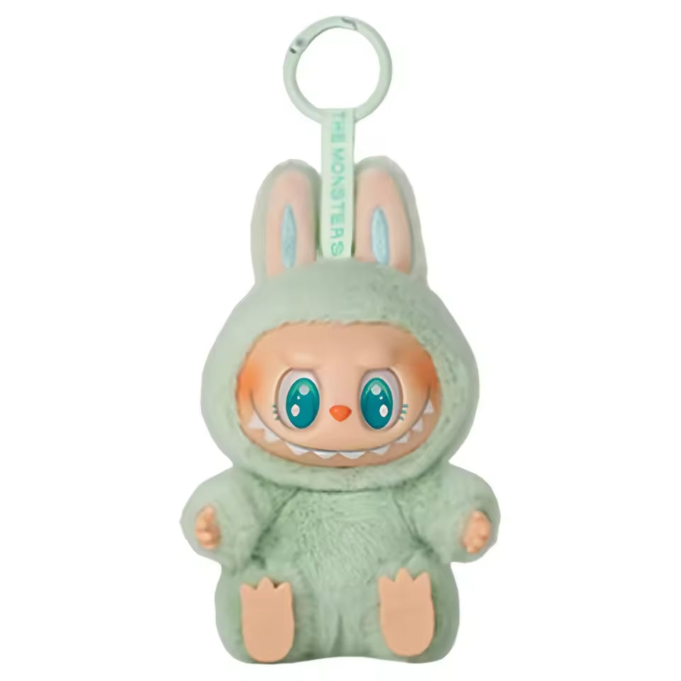 LABUBU the Monsters Etciting Macaron Plush Dolls Key Chain Toy Blind Gifts UK