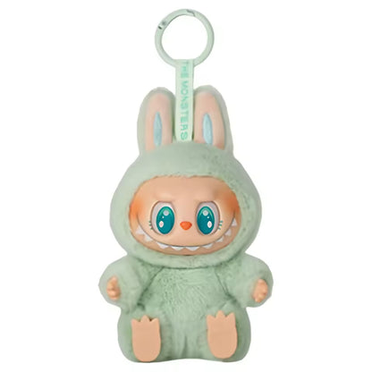LABUBU the Monsters Etciting Macaron Plush Dolls Key Chain Toy Blind Gifts UK
