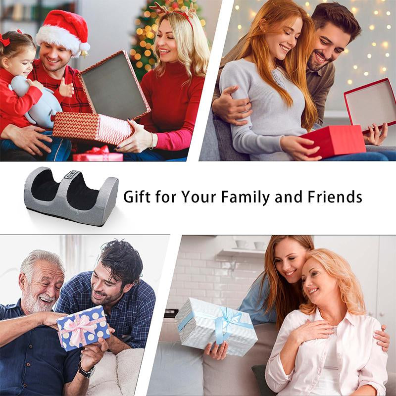 Leg Massager with Heating Portable Foot Massager Finger-Pressing Deep Kneading Therapy, Healthy Feet, Relaxing Home or Office Using Electric Massager 110V Voltage to Give Parents Gifts at Christmas. Foot Massager