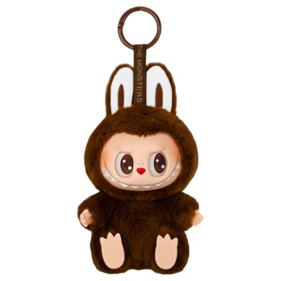 LABUBU the Monsters Etciting Macaron Plush Dolls Key Chain Toy Blind Gifts UK