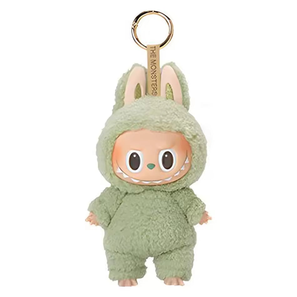 LABUBU the Monsters Etciting Macaron Plush Dolls Key Chain Toy Blind Gifts UK