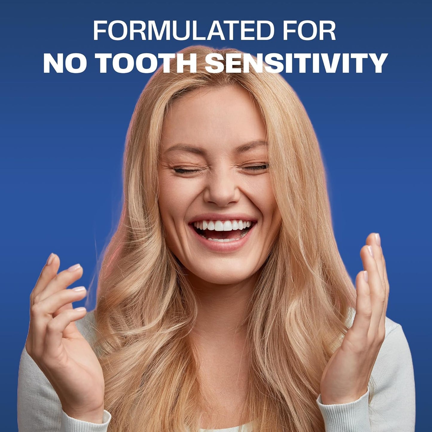 Premium Teeth Whitening Strips - Non-Sensitive Formula - Enamel Safe - 40 Peroxide-Free Whitening Strips - 20 Treatments - Dentist Formulated Teeth Whitening Kit, Mouth Opener Included