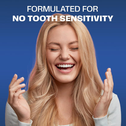 Premium Teeth Whitening Strips - Non-Sensitive Formula - Enamel Safe - 40 Peroxide-Free Whitening Strips - 20 Treatments - Dentist Formulated Teeth Whitening Kit, Mouth Opener Included