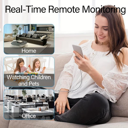Compact X5 Camera - Wireless IP Security Surveillance with Motion Detection, Multi-User Sharing, USB Powered, 720P HD for Home & Office Safety, Compatible with Smartphones, Camera Wireless