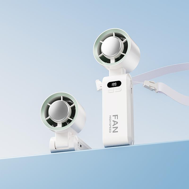 Coolhill 2025 Upgrade Portable Handheld Fan Cooling , Foldable Fan for Summer, 199 Adjustable Level Electric Fans