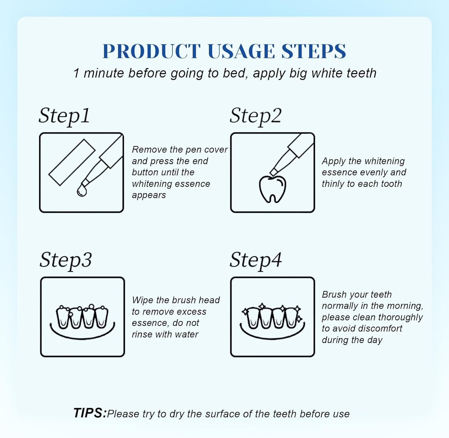 2 Pcs Teeth Whitening Pen - Gentle, Fast & Effective Tooth Stain Removal