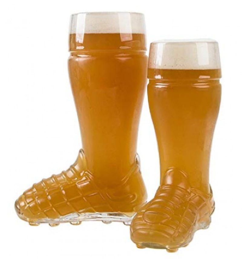 Beer Glass 0.3 L Football Rugby Boot Soccer Shoe Pint Tankard Stein Cider