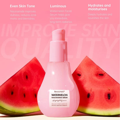 Watermelon Glow Toner, Niacinamide Watermelon Dew Drops for Skincare, Watermelon Pore Tight Serum to Deep Hydration Moisturizing