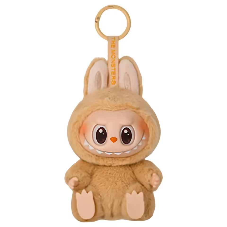 LABUBU the Monsters Etciting Macaron Plush Dolls Key Chain Toy Blind Gifts UK
